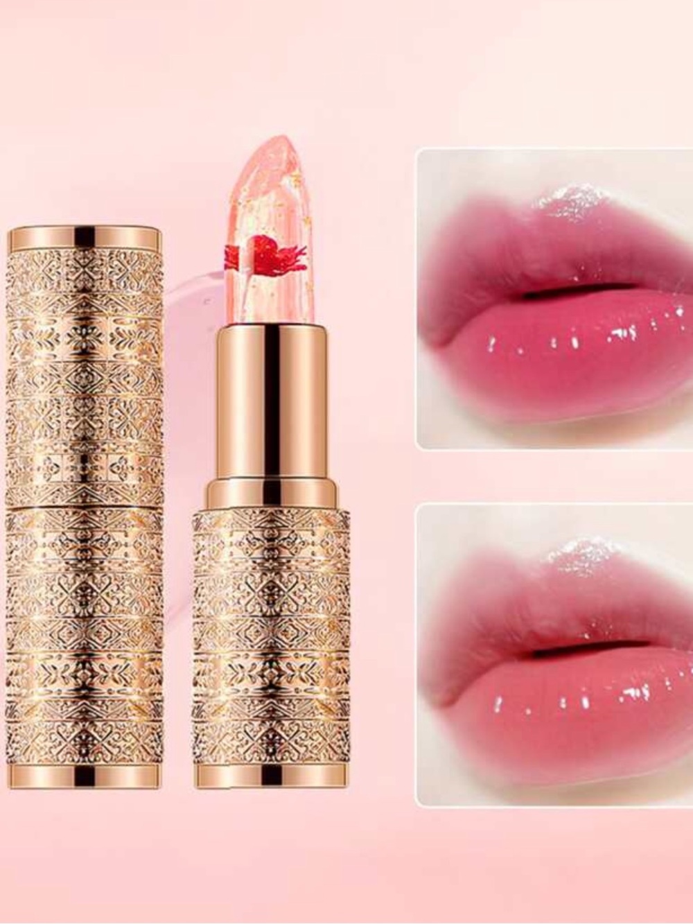 Floral Jelly Lipstick - Pink Sheer Tint